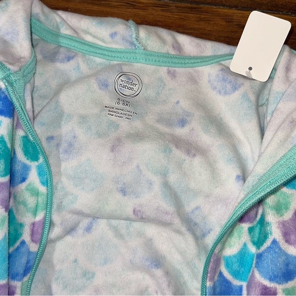 Wonder Nation Blue and Purple Swim Coverup 6 / 6X - Picture 4 of 5